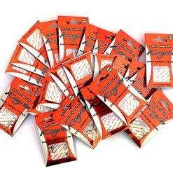 Awa Shima Witvis Hakenpakket, 25zakjes In De Mix, In De Maten 10-12-14-16-18-20 Totaal Maar Liefst 375 Haken!