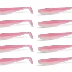 10" 10 PACK | Quantum Q-Paddler Shad 15cm Bubblegum