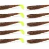 10" 10 PACK | Quantum Q-Paddler Shad 8cm Brown Shiner