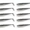 10" 10 PACK | Quantum Q-Paddler Shad 12cm Rainbow Shad