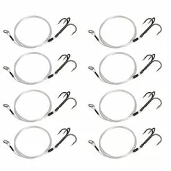 8 VERPAKKINGEN Á 2 STUKS | DAM Effzett Mono Deadbait Rig | In Diverse Maten!