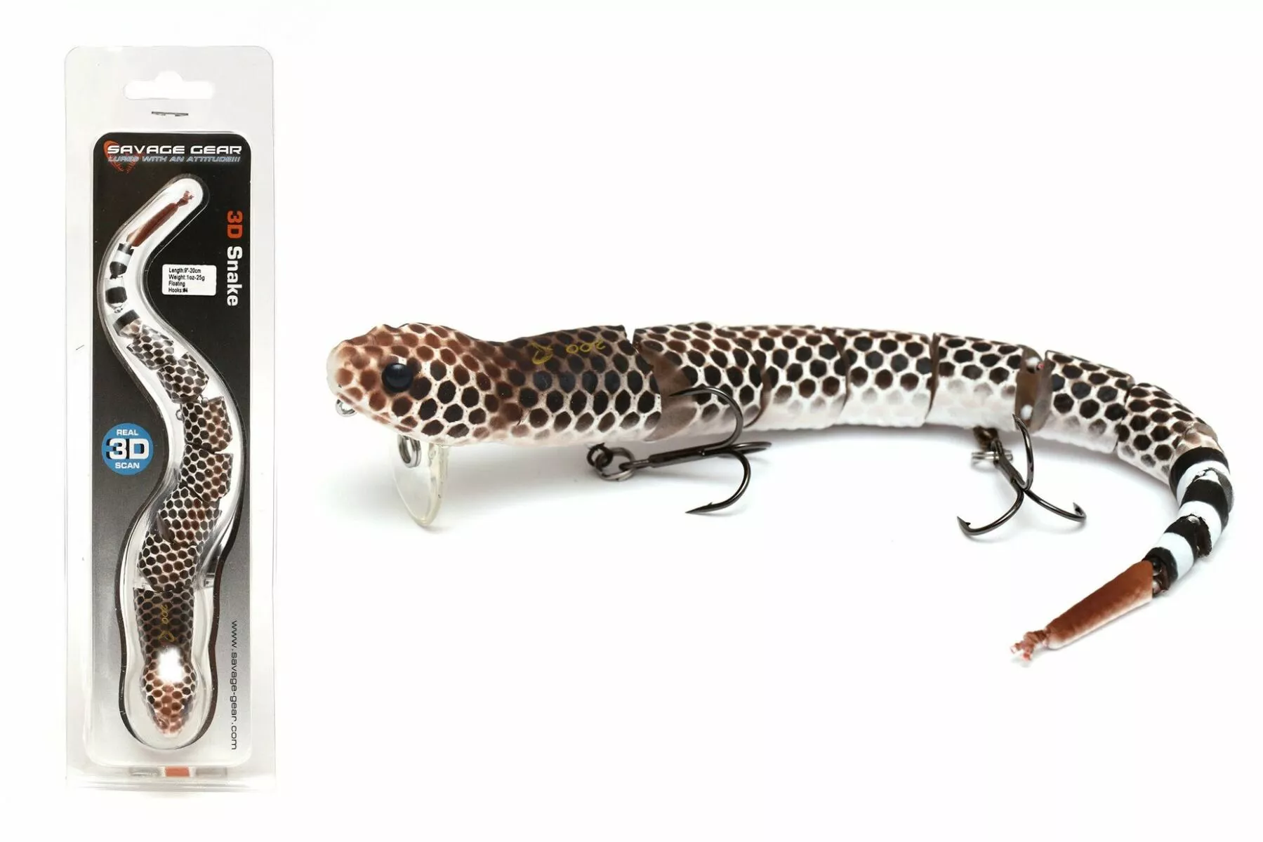 Savage Gear 3D Snake 30cm | In Diverse Kleuren! 5 Savage Gear 3D Snake 30cm | In Diverse Kleuren! - Afbeelding 5