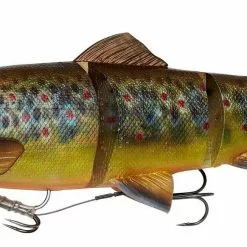 Savage Gear 4D Line Thru Trout MS 30cm Brown Trout UV Belly