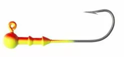 Berkley Long Shank Jighead Orange/Fluo Yellow - 28gr #8/0