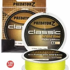 Carpzoom Predator-Z Classic Braid Line Yellow 120mtr (in Diverse Diameters)
