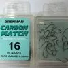 Drennan Carbon Match Hooks (in Diverse Maten!)