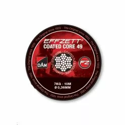DAM Coated Core49 Steelwire Brown 24kg 10mtr
