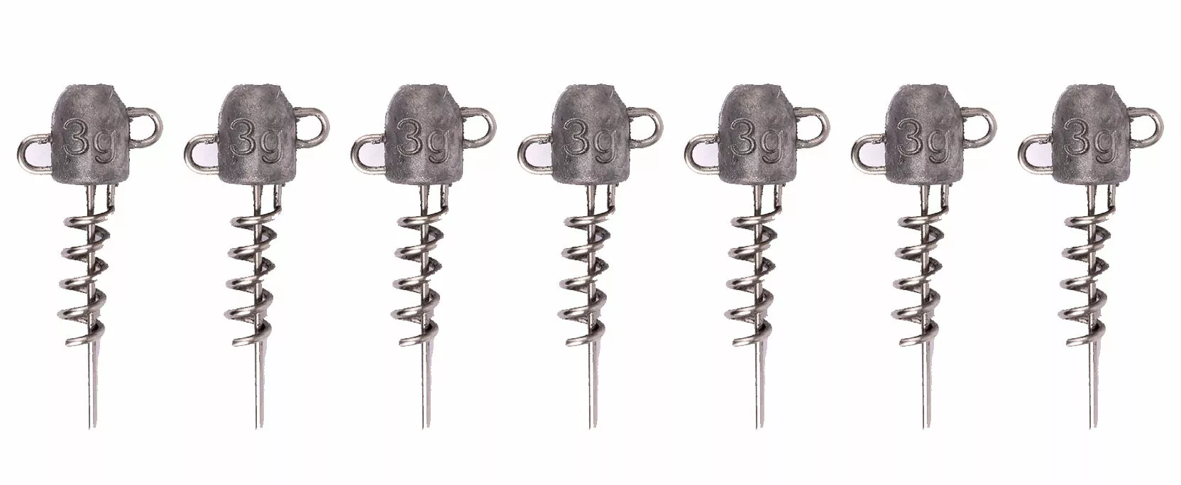 Fox Rage Corkscrew Bullet Jighead 3gr 7stuks 1 Fox Rage Corkscrew Bullet Jighead 3gr 7stuks