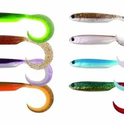 DAM Effzett Grub Shads (in Diverse Lengtes & Kleuren)