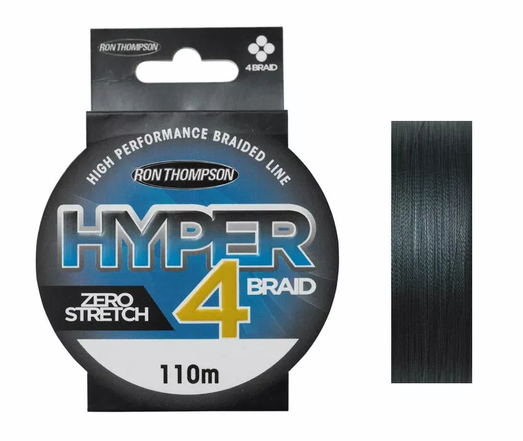 Ron Thompson Hyber 4-Braid 110mtr Grey 1 Ron Thompson Hyber 4-Braid 110mtr Grey