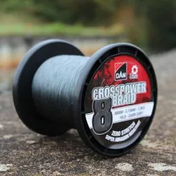 DAM Crosspower 8-Braid 3000mtr Dark Grey | In Diverse Maten