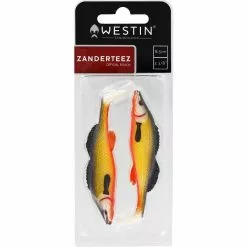 Aanbiedingen Hengels Winkel 18 Westin ZanderTeez Shadtail 8.5cm (2pcs) | Official Roach
