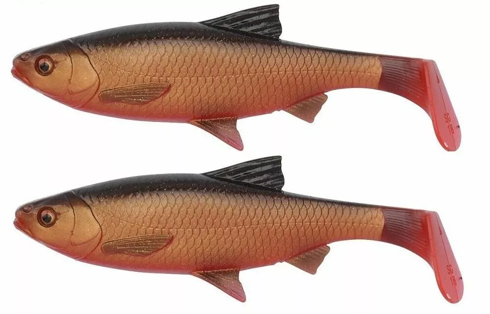 Savage Gear 3D River Roach Paddle Tail 18cm, In Diverse Kleuren! (2pcs) 3 Savage Gear 3D River Roach Paddle Tail 18cm, In Diverse Kleuren! (2pcs) - Afbeelding 3