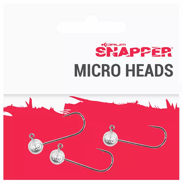 Korum Snapper Predator Micro Heads 1 Korum Snapper Predator Micro Heads